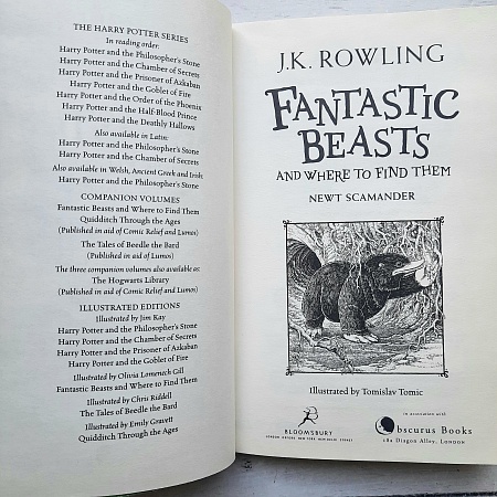 Fantastic Beasts and Where to Find Them, Rowling, J.K.