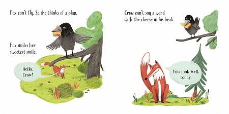 Little Board Books: The Fox and the Crow