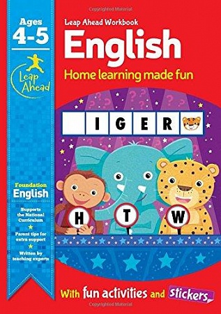 Leap Ahead Workbooks: English age 4-5
