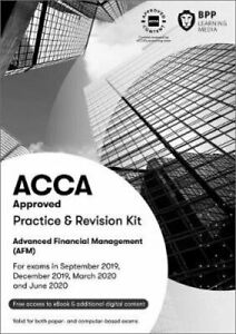 2019 ACCA - P4 Advanced Financial Management, Revision Kit (Sept 19 - Aug 20)