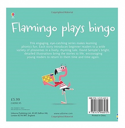 Phonics readers: Flamingo plays Bingo