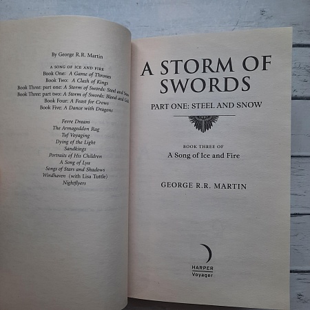 Storm of Swords: Steel and Snow, A, (book 3, part 1), Martin, George R.R.