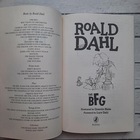 BFG, The (film tie-in), Dahl, Roald