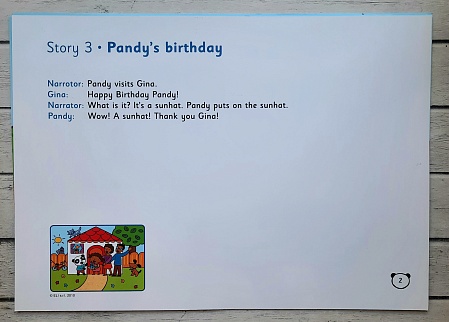 PANDY THE PANDA 1:  Storycards