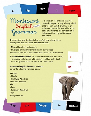 Montessori English:  Grammar with FOLDER