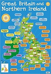 Wallcharts: Great Britain and Northern Ireland