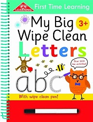 First Time Learning Big Wipe Clean: Letters