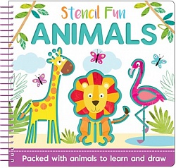 Stencil Fun Spiral: Animals