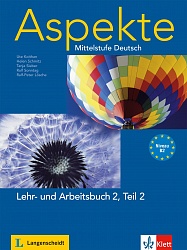 Aspekte 2 (B2)  Lehr- und Arbeitsbuch Teil 2 + 2 Audio-CDs